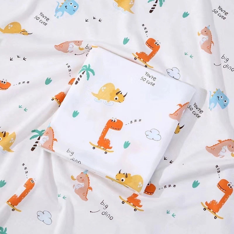 Adorable Cartoon Print Cotton Baby Blanket Soft Infant Accessory|Baby Blankets & Swaddles