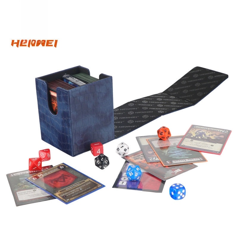 Henwei Hengwei PU Leather Card Storage Box for Table Games | Board Game Accessories