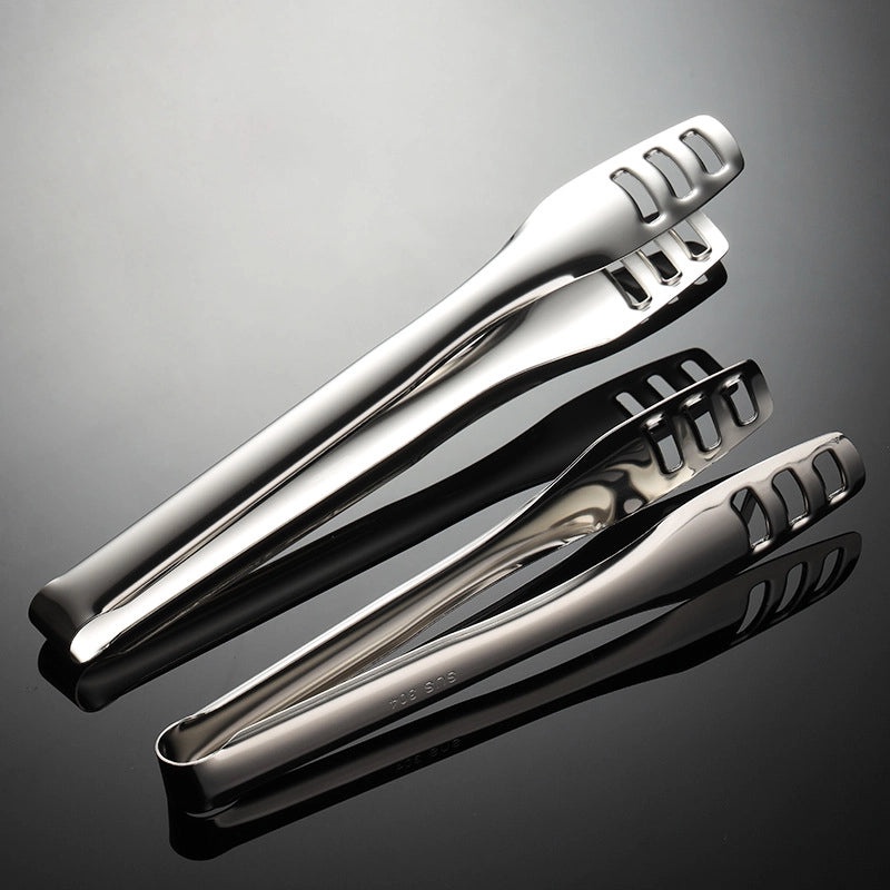 316 Stainless Steel Square-Head Food Clip for Steak, Bread, BBQ, Camping | Kitchen Utensils & Barbecue Accessories