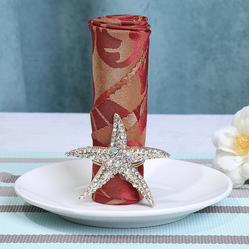 Starfish Alloy Napkin Ring for Casual Dining 1 Piece|Tableware & Napkin Rings