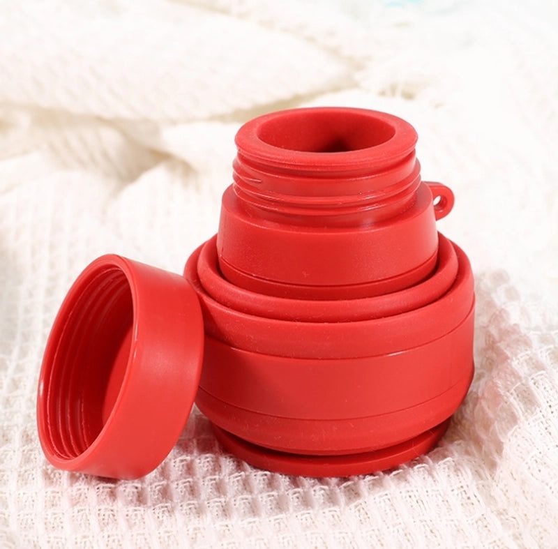 Stylish Single Solid Color Silicone Water Bottle for Everyday Use|Home & Kitchen Accessories