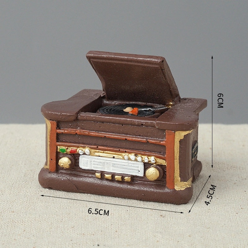 Vintage Camera Digital Phone Resin Figurine | Home Decor & Collectibles