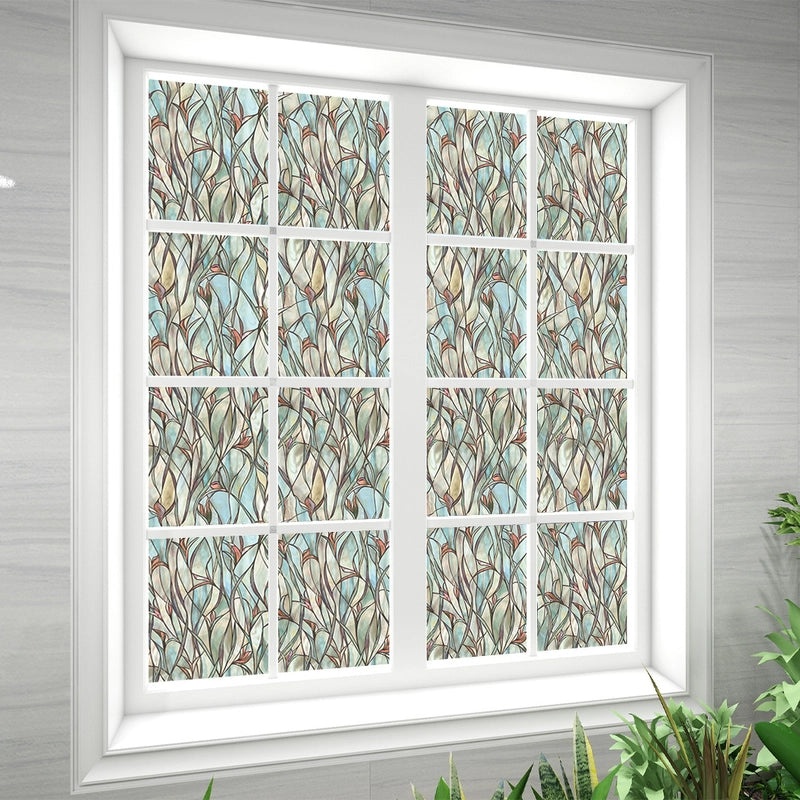 European Frosted Glass Window Film 58x120cm Electrostatic Privacy Sticker for Bathroom Toilet Renovation|Home Decor Accessories