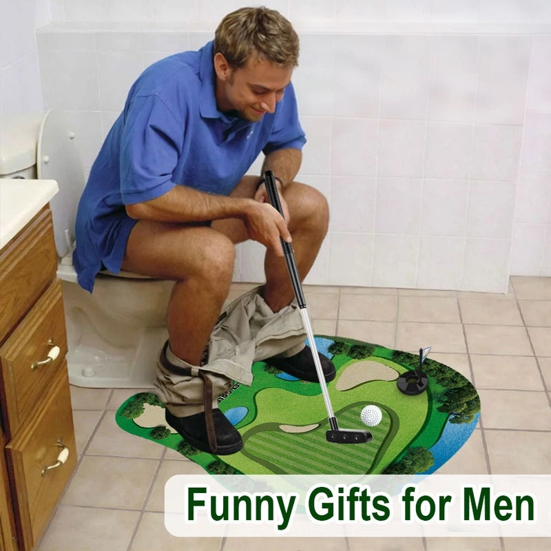 Mini Toilet Golf Set for Indoor Fun|Novelty Toys
