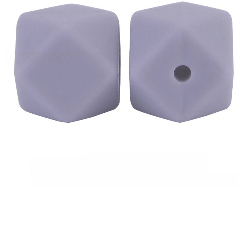 17mm Silicone Octagonal Beads for Pacifier Chains DIY Accessories | Baby & Mom Essentials