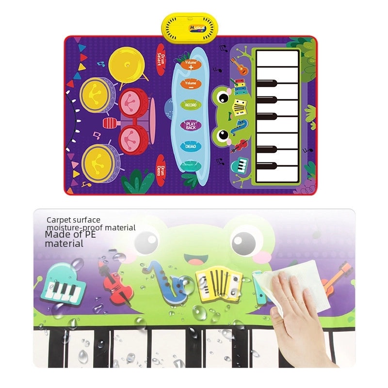 Early Learning Drum and Piano Music Blanket for Babies|Educational Toys