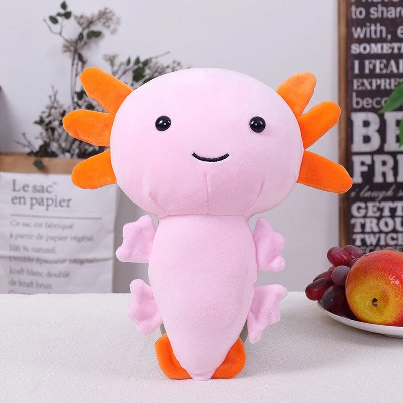 Cute Salamander Plush Toy Axolotl Dinosaur Hexagon Doll | Plush Toys & Collectibles