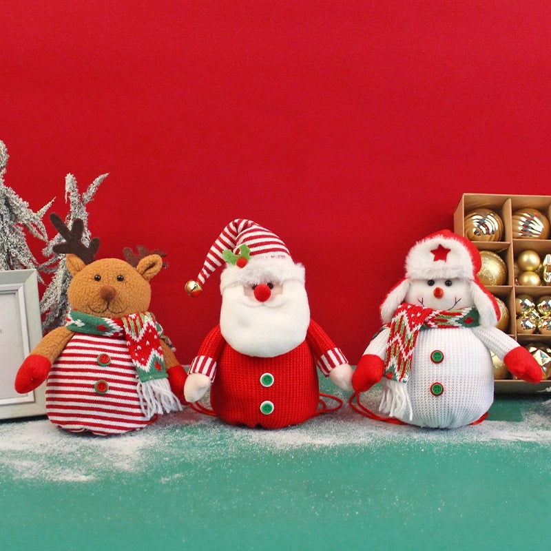 Christmas Cartoon Santa Snowman Elk Gift Bags for Party Festival|Holiday Gift Bags