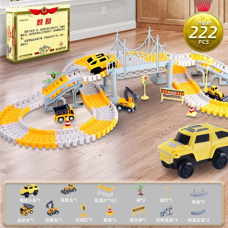 Explosions Kids Educational DIY Electric Rail Car Toy Stall | Educational Toys & DIY Kits