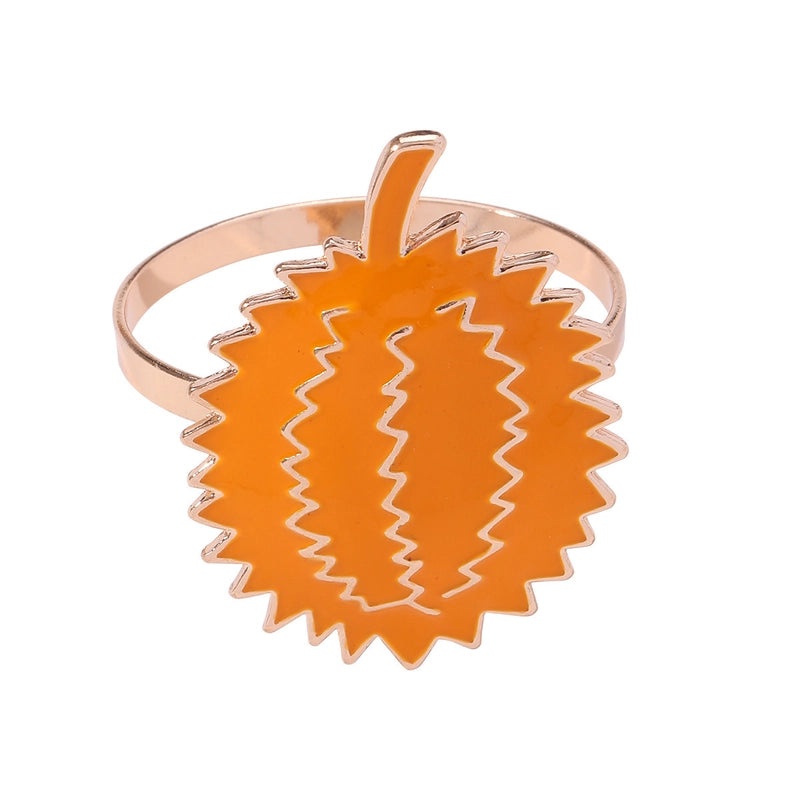Elegant Cherry Fruit Alloy Napkin Ring for Casual Dining | Tableware & Dining Accessories