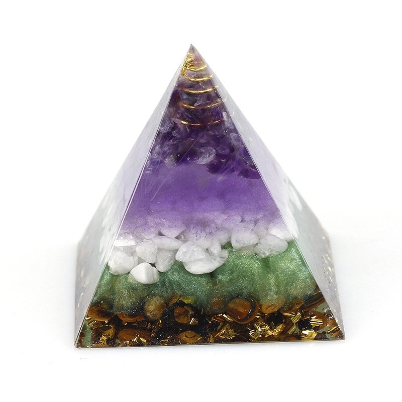 Minimalist Pyramid Resin Crystal Decoration for Home or Office | Home Decor