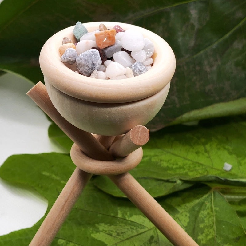 Minimalist Round Pine Wood Diffuser | Home Fragrance