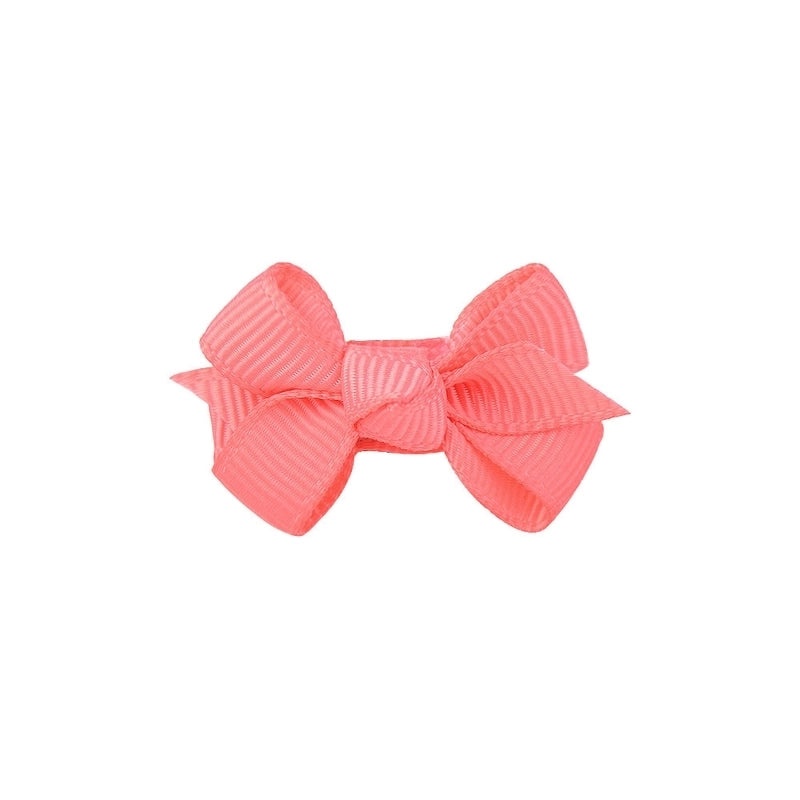 Classic Solid Color Baby Bow Hair Clips Set|Baby Accessories