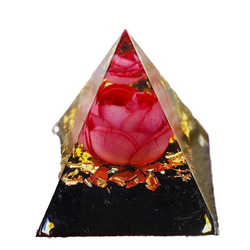 Minimalist Pyramid Resin Crystal Ornament|Home Decor