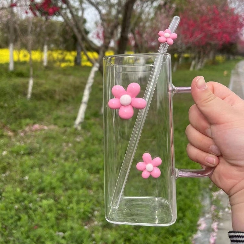 High Borosilicate Glass Flower Decoration for Christmas and Valentine's Day|Home Decor & Seasonal Gifts