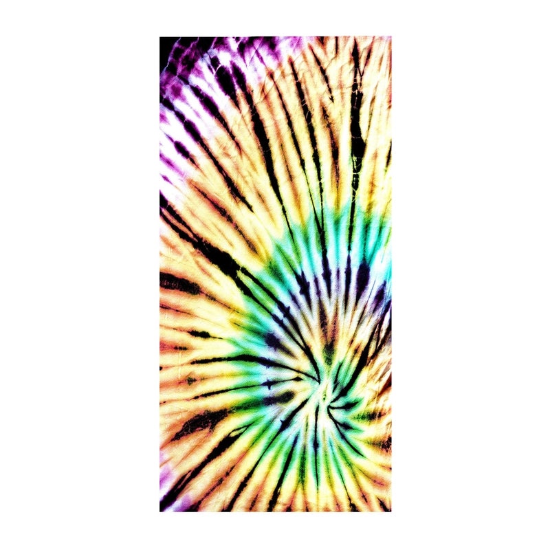 Microfiber Square Beach Towel with Tie-Dye 3D Digital Print | Beach Towels & Outdoor Accessories
