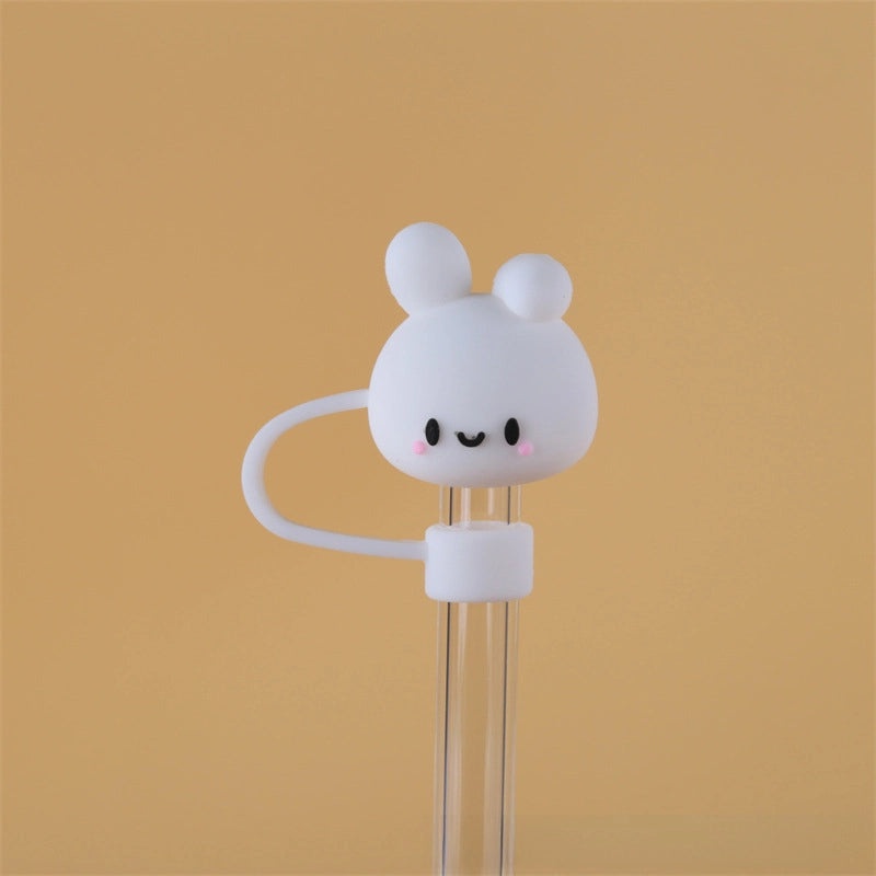 10mm Glass Straw Dust Cover Stainless Steel Cap for Large Diameter Straws Milk Tea Accessories|Drinkware Accessories