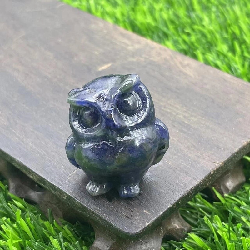 Vintage Style Owl Natural Stone Ornament for Home Decor|Home Decor & Accessories