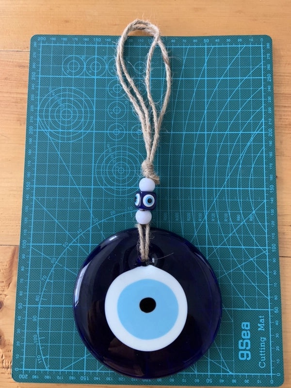 Turkish Blue Evil Eye Glass Pendant Decoration for Home and Office | Home Decor