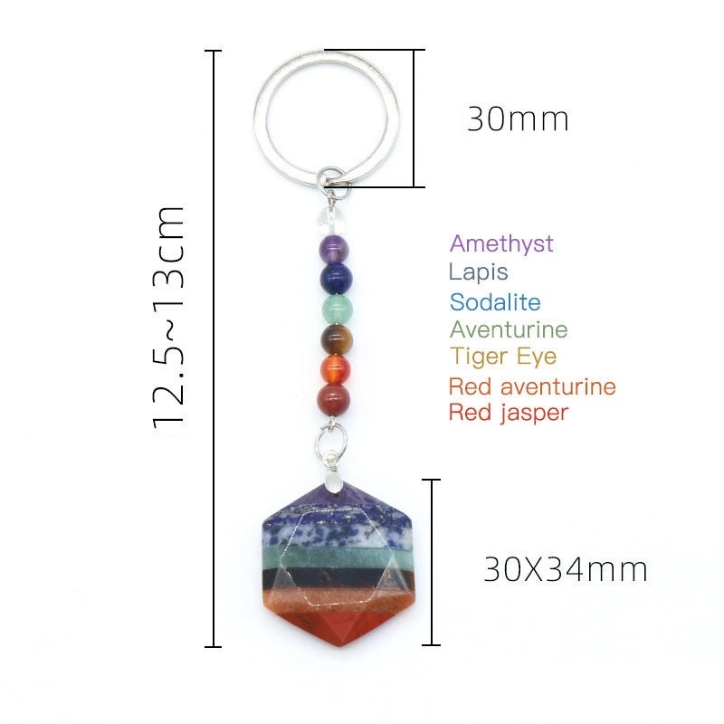 Natural Amethyst & Jade Multi-Stone Crystal Pendant | Jewelry Accessories