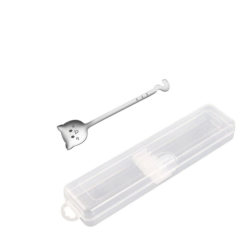 Adorable Cat Design 304 Stainless Steel Spoon Single Piece|Kitchen Utensils