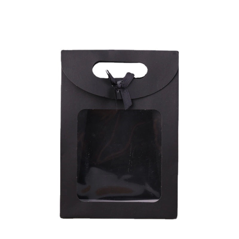 White and Black Butterfly Knot Adhesive Seal for Window Flip Cover Gift Bags | Packaging Supplies