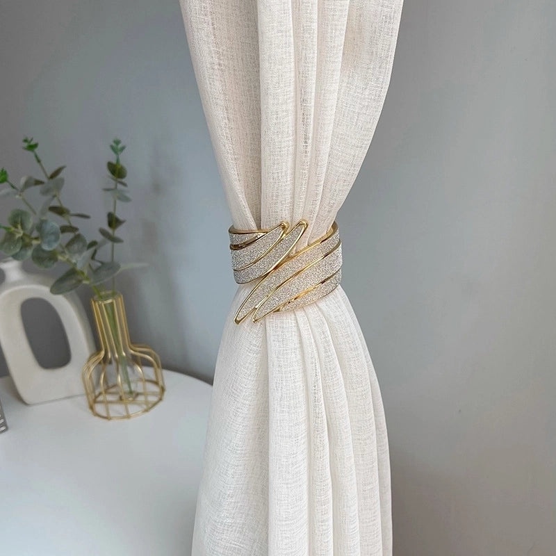 Elegant Solid Color Geometric Alloy Curtain Tiebacks|Home Decor Accessories