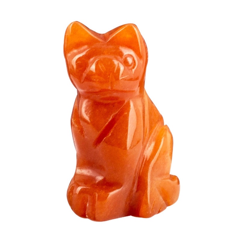 Minimalist Cat Gem Pendant Charming Artificial Jewelry|Fashion Accessories