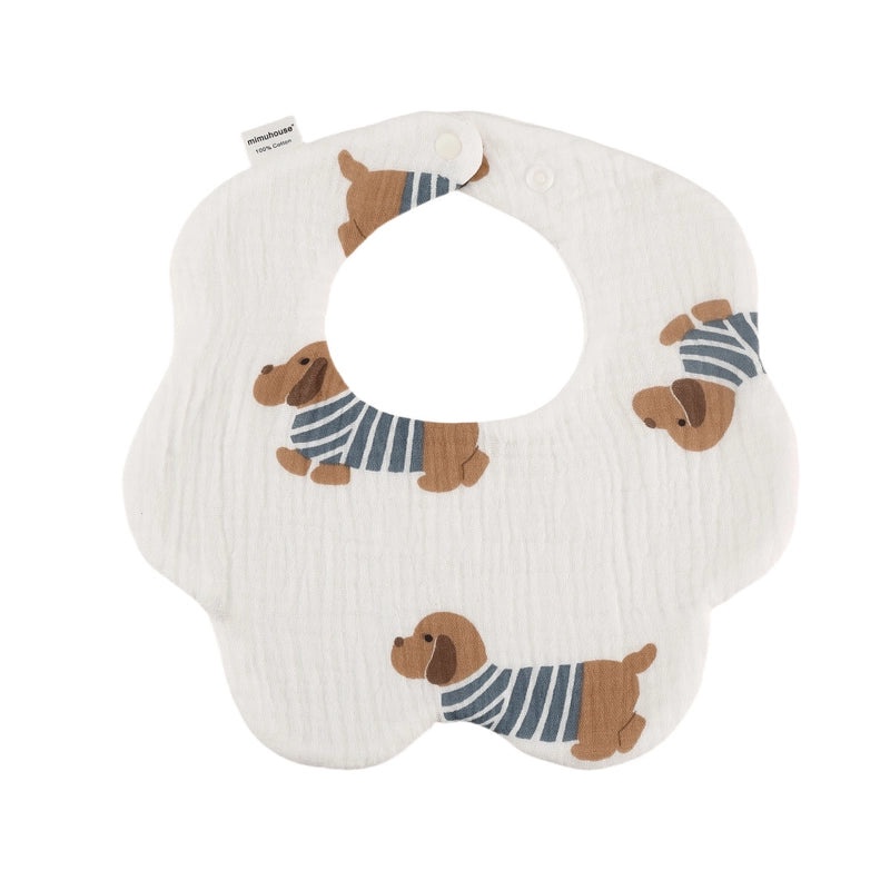 Adorable Animal Cherry Blossom Cotton Baby Burp Cloths Soft Infant Accessories|Baby Essentials