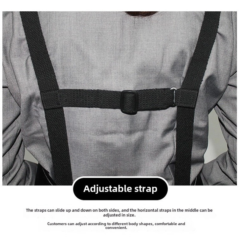 Waterproof PU Leather Apron Soft Oil-Resistant Hair Dyeing Cooking Workwear Household Use|Kitchen & Work Aprons