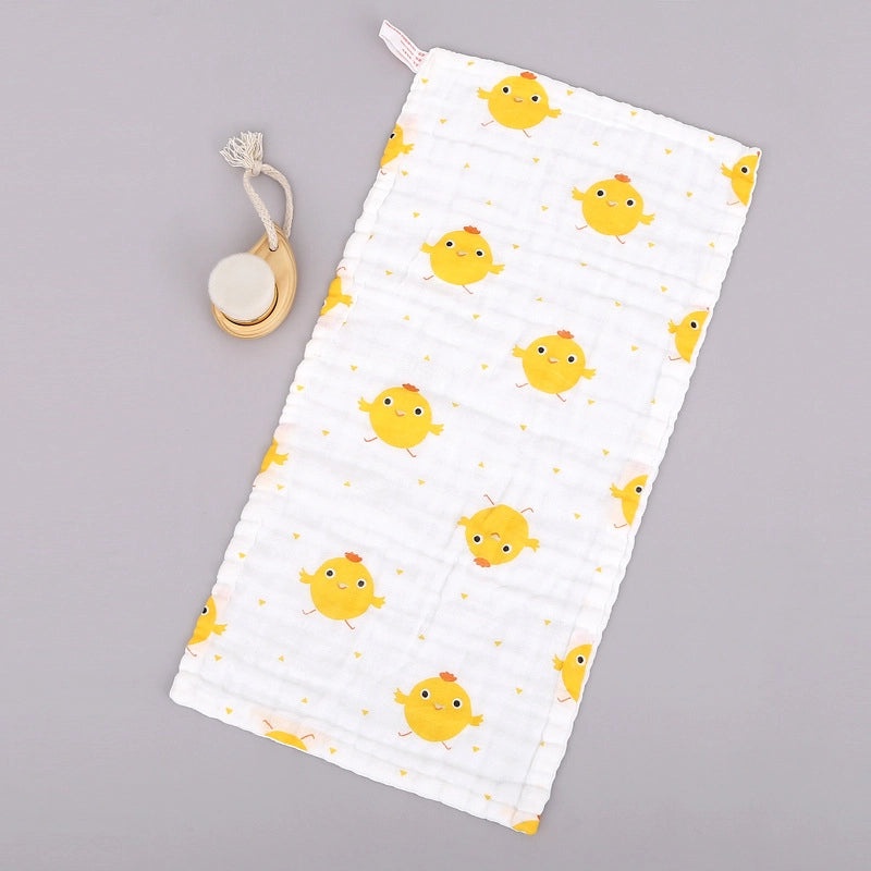 Adorable Cartoon Cotton Baby Burp Cloths Soft Absorbent Accessories for Newborns|Baby Accessories