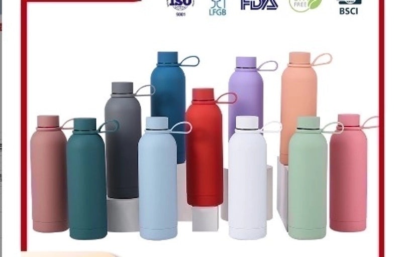 Stainless Steel Insulated Thermos Mug - Casual Solid Color Design | Drinkware & Tumblers