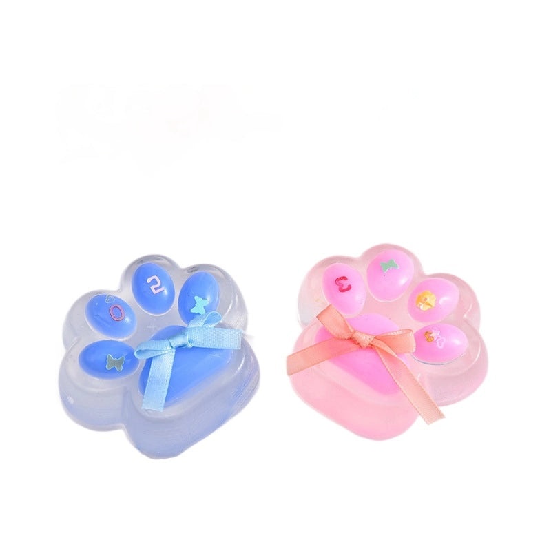 Transparent Cat Claw Crystal Pinch Toy for Girls | Stress Relief Toy