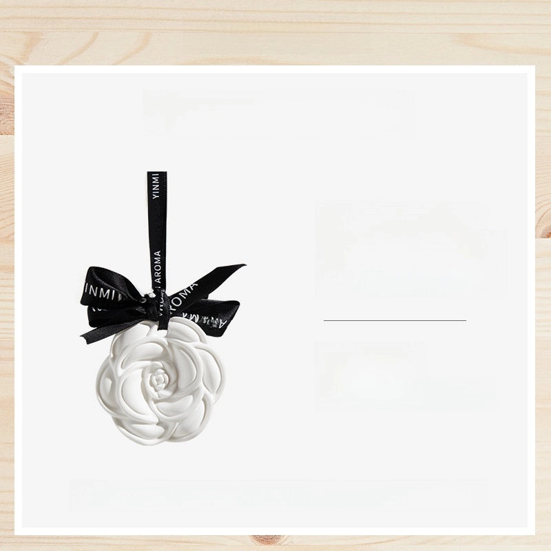 Camellia Solid Wax Car & Home Aromatherapy Hanging Deodorizer Long-Lasting Fragrance Wardrobe Freshener|家居香氛用品
