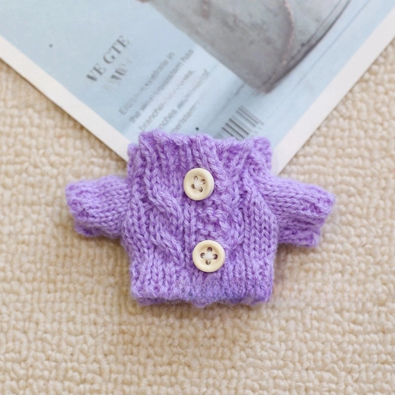 West Highland Hanging Button Sweater for Small Cotton Dolls | Doll Clothes & Accessories