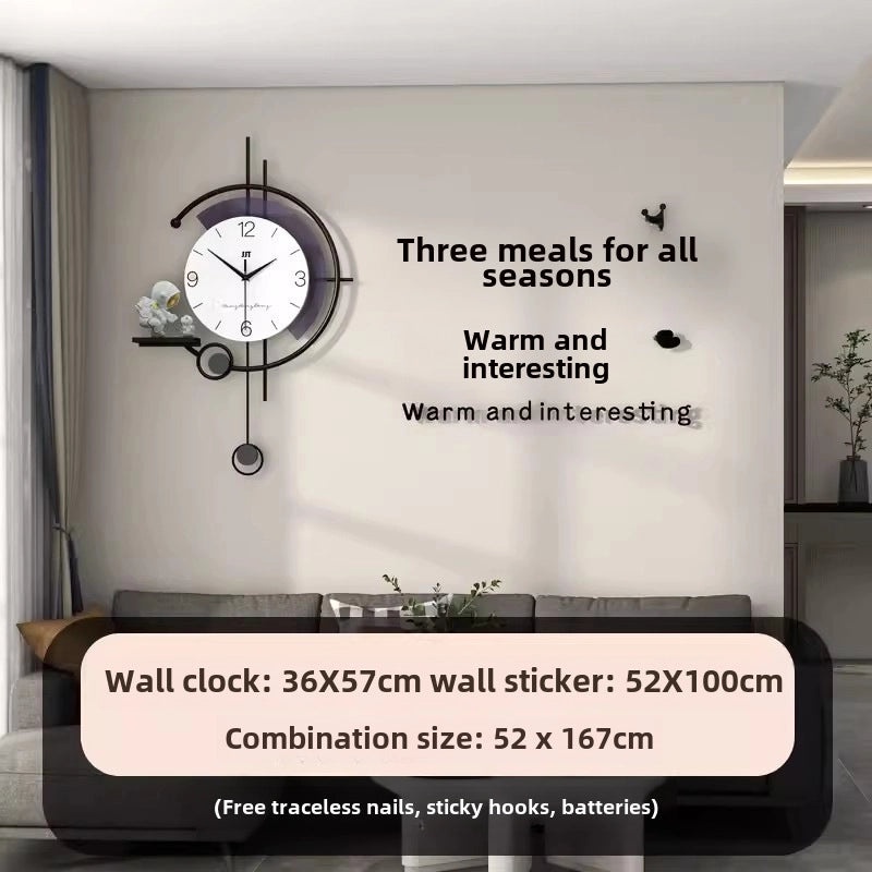 Modern Minimalist Wall Clock for Living Room | Home Decor & Wall Clocks