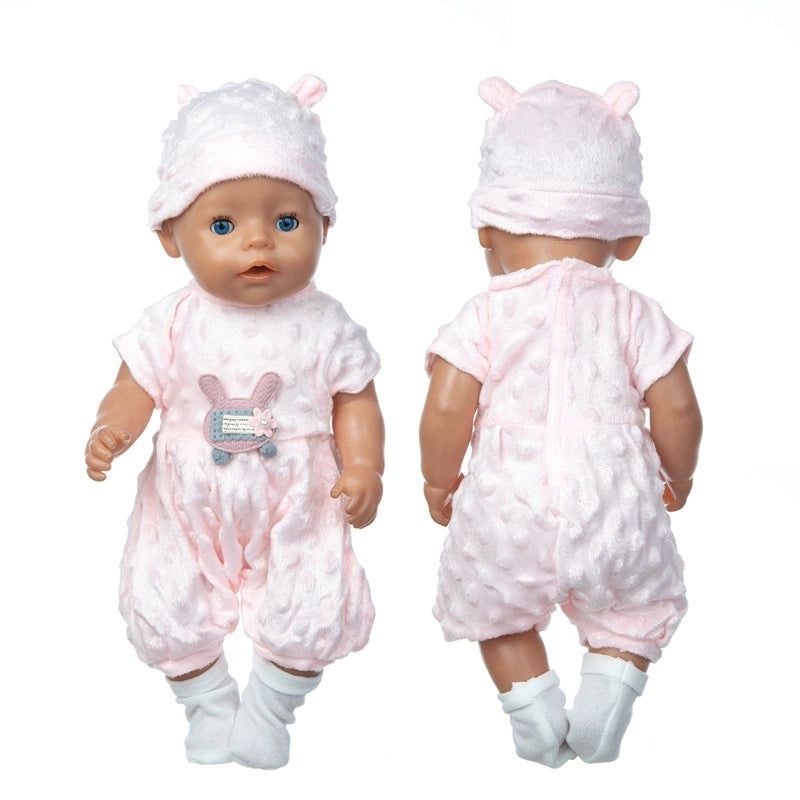 Baby Doll One-piece Outfit Soft Baby Clothes Toy Accessories|Doll Clothing & Accessories