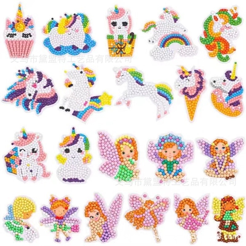 Mermaid DIY Diamond Painting Stickers for Kids | Kids Craft Supplies