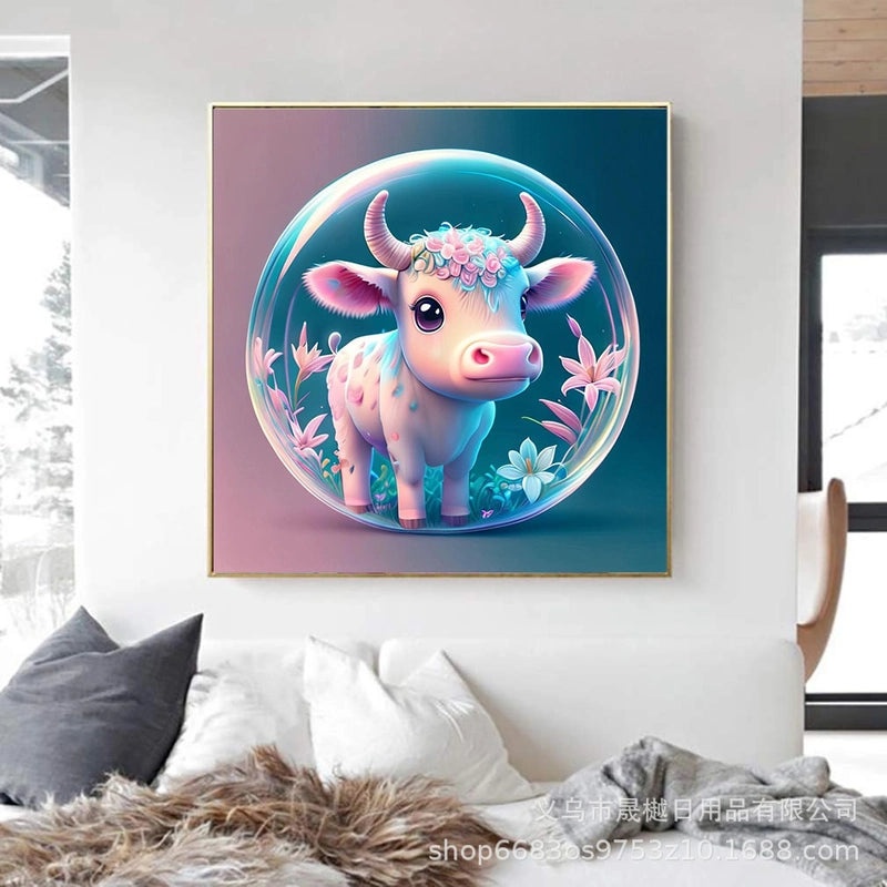 Zodiac Diamond Painting Kit for Kids DIY Round Art Home Decor Living Room Bedroom|DIY Craft Kits