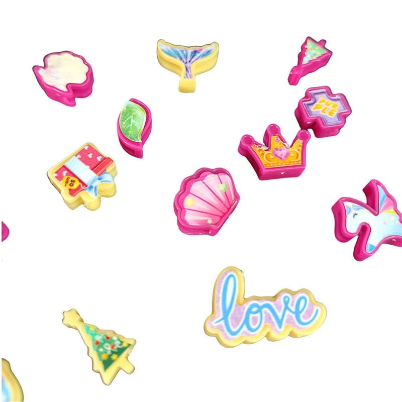 Colorful Beaded Bracelet with Cartoon Plastic Charms|Jewelry & Accessories