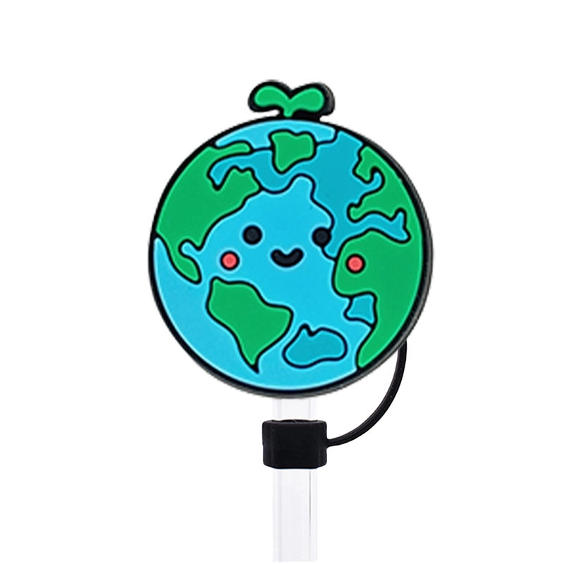 Adorable Alphabet Silicone Straw Caps 10 Pieces/Set|Drinkware Accessories