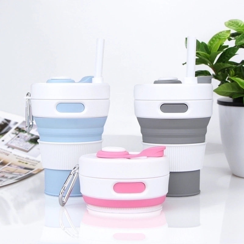 Stylish Solid Color Silicone Water Bottle 1 Piece | Drinkware & Accessories