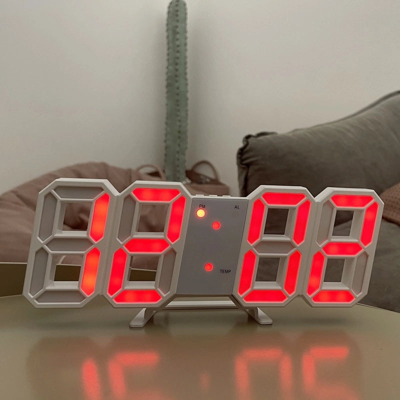Stylish Rectangle Plastic Alarm Clock for Everyday Use|Home Decor & Clocks