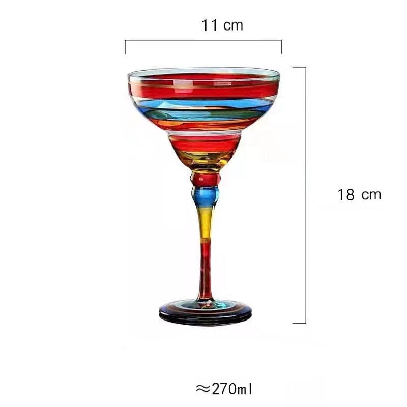 Elegant Casual Fruit Crystal Wine Glass - Single Piece|Home & Kitchen Tableware