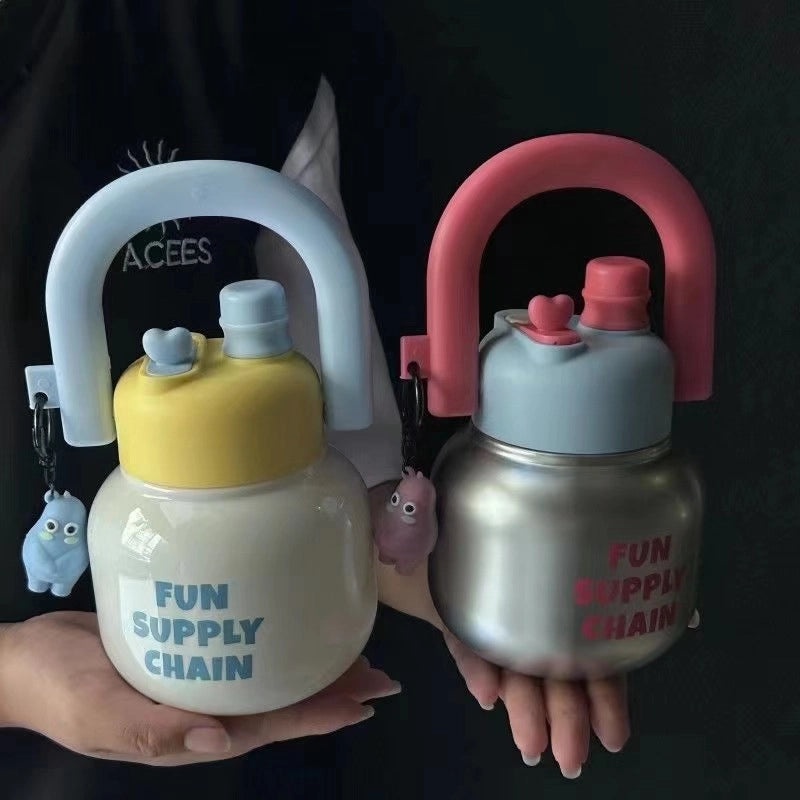 Adorable Alphabet PC Thermos Water Bottle Single Piece|Drinkware & Hydration