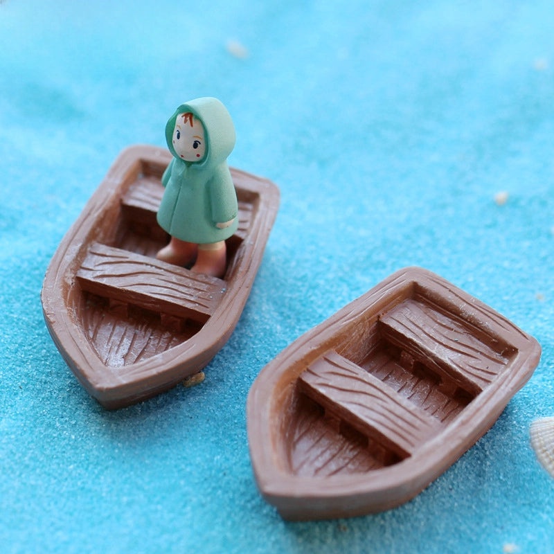 Miniature Moss Micro Landscape Assault Boat DIY Kit|DIY手工模型