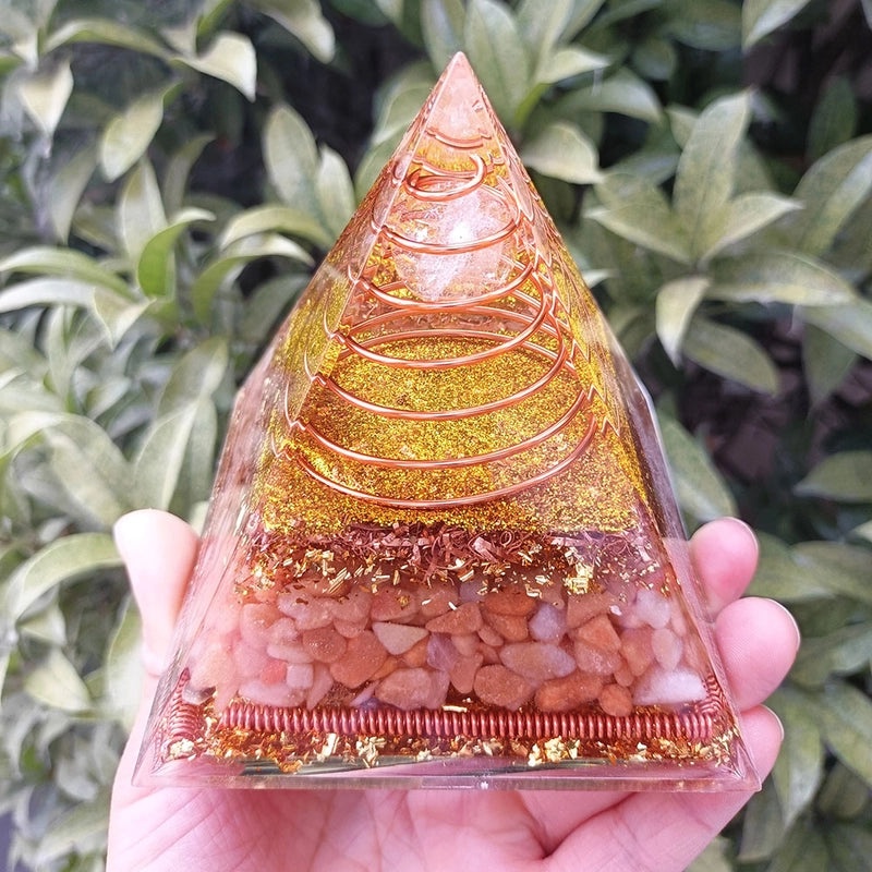 Classic Geometric Acrylic Crystal Pyramid Decor|Home Decor