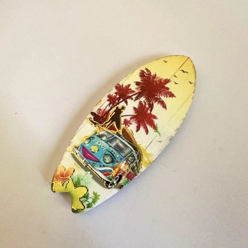 Hawaiian Tropical Art Resin Fridge Magnet | Home Decor & Kitchen Accessories