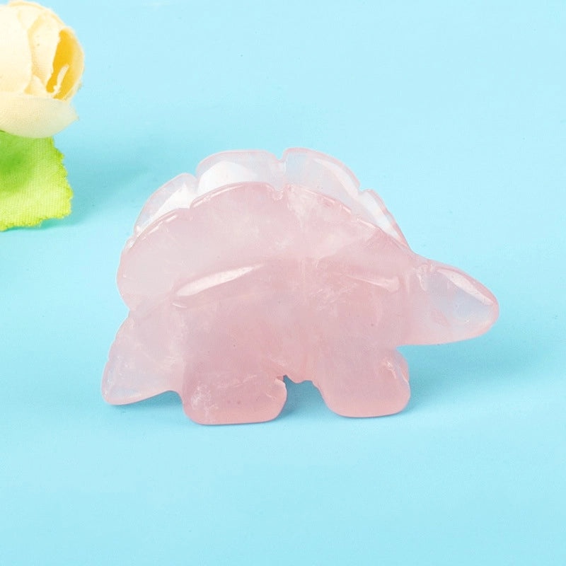 Minimalist Dinosaur Crystal Ornament for Home Decor | Artificial Decorations