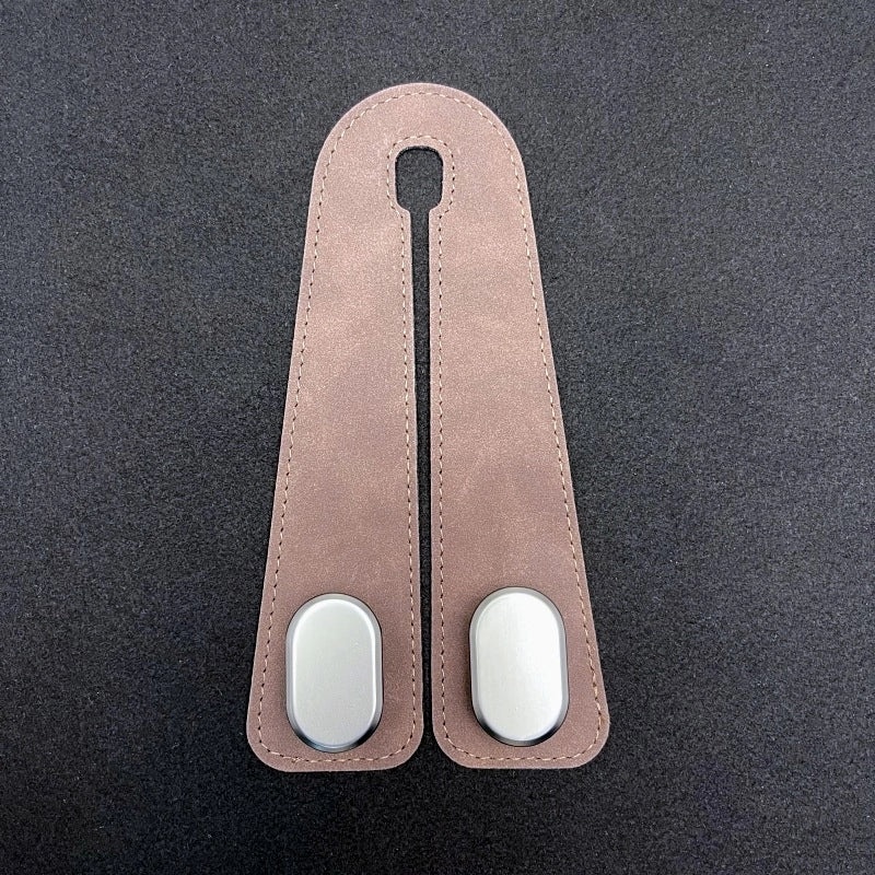 Hidden Double Car Seat Hooks Suede Rear Organizer Holder for Bags and Storage|Car Accessories